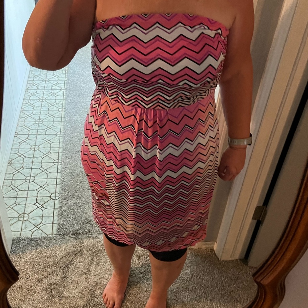 Jennifer Lopez strapless dress XL